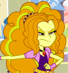 Size: 714x766 | Tagged: safe, screencap, adagio dazzle, equestria girls, g4, my little pony equestria girls: rainbow rocks, angry, female, solo