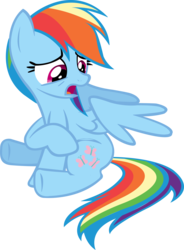 Size: 8000x10865 | Tagged: safe, artist:tacky122, rainbow dash, pegasus, pony, g4, magical mystery cure, absurd resolution, female, mare, simple background, solo, swapped cutie marks, transparent background, vector