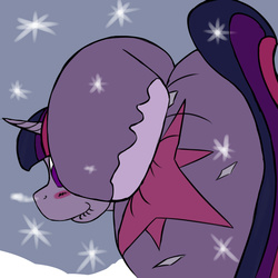 Size: 1000x1000 | Tagged: safe, artist:chapaevv, twilight sparkle, g4, female, solo, winter