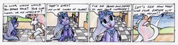 Size: 3021x776 | Tagged: safe, artist:40kponyguy, derpibooru exclusive, princess celestia, princess luna, g4, comic, filly, funny, to the moon, traditional art, woona