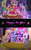 Size: 1559x2492 | Tagged: safe, artist:majkashinoda626, applejack, fluttershy, pinkie pie, rainbow dash, rarity, sci-twi, spike, spike the regular dog, starlight glimmer, sunset shimmer, twilight sparkle, dog, dragon, pony, equestria girls, g4, clothes, glasses, happy new year, hatless, humane five, humane seven, humane six, loose hair, mane nine, mane seven, mane six, missing accessory, new year, nightgown, onesie, pajamas, twilight sparkle (alicorn)