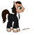 Size: 854x878 | Tagged: safe, artist:selecteddash, pony, ponified, pulp fiction, solo, vincent vega