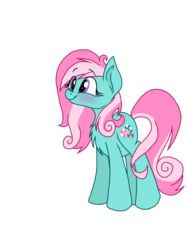Size: 768x1024 | Tagged: safe, artist:php76, minty, g3, g4, blushing, chest fluff, cute, female, g3 to g4, generation leap, simple background, solo, transparent background