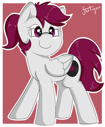 Size: 1280x1540 | Tagged: safe, artist:flufgun, oc, oc only, oc:rock candy, pegasus, pony, female, mare