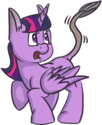 Size: 207x254 | Tagged: safe, artist:putoispepper, twilight sparkle, donkey, mule, g4, donkified, female, simple background, solo, species swap, transformation, transparent background, twilight sparkle (alicorn)