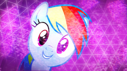 Size: 3840x2160 | Tagged: safe, artist:mrlolcats17, artist:spntax, rainbow dash, g4, high res, looking at you, vector, wallpaper