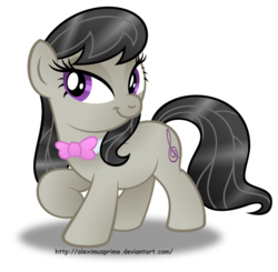 Size: 1024x1005 | Tagged: safe, artist:aleximusprime, part of a set, octavia melody, earth pony, pony, g4, backwards cutie mark, female, simple background, solo, transparent background
