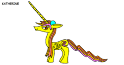 Size: 1206x637 | Tagged: safe, artist:killerbug2357, oc, oc only, oc:katherine, alicorn, pony, 1000 hours in ms paint, alicorn oc, ms paint, solo