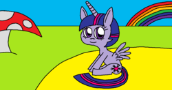 Size: 1208x636 | Tagged: safe, artist:killerbug2357, twilight sparkle, alicorn, pony, g4, 1000 hours in ms paint, female, mare, ms paint, sitting, solo, twilight sparkle (alicorn)