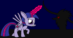 Size: 1207x636 | Tagged: safe, artist:killerbug2357, twilight sparkle, alicorn, pony, g4, 1000 hours in ms paint, female, magic, mare, ms paint, solo, twilight sparkle (alicorn)