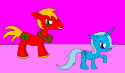 Size: 1894x1110 | Tagged: safe, artist:killerbug2357, big macintosh, trixie, earth pony, pony, g4, 1000 hours in ms paint, male, ms paint, stallion