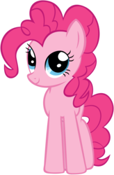 Size: 1253x1912 | Tagged: safe, artist:xxthehtfgodxx, derpibooru exclusive, pinkie pie, earth pony, pony, g4, too many pinkie pies, cute, diapinkes, female, simple background, solo, that cute clone, transparent background, vector