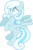 Size: 5000x7511 | Tagged: safe, artist:ladysugarsapphire, oc, oc only, oc:snowdrop, pony, absurd resolution, older, older snowdrop, simple background, solo, transparent background, vector