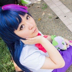 Size: 520x520 | Tagged: safe, twilight sparkle, human, equestria girls, g4, clothes, cosplay, costume, irl, irl human, photo