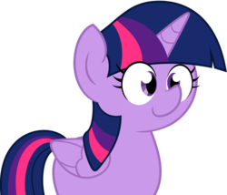 Size: 6001x5140 | Tagged: safe, artist:slb94, twilight sparkle, alicorn, pony, g4, absurd resolution, cute, female, mare, simple background, smiling, solo, transparent background, twilight sparkle (alicorn), vector