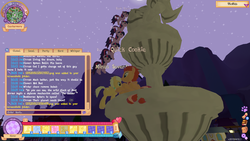 Size: 1366x768 | Tagged: safe, twilight sparkle, oc, legends of equestria, g4, 3d, clone, tower of pony, video game, wat