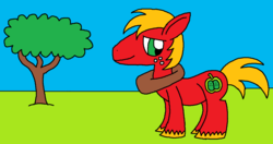 Size: 1202x633 | Tagged: safe, artist:killerbug2357, big macintosh, earth pony, pony, g4, 1000 hours in ms paint, male, ms paint, solo, stallion