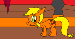 Size: 1202x631 | Tagged: safe, artist:killerbug2357, applejack, g4, 1000 hours in ms paint, female, ms paint, solo