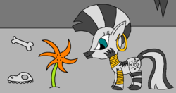 Size: 1202x633 | Tagged: safe, artist:killerbug2357, zecora, zebra, g4, 1000 hours in ms paint, female, ms paint, solo