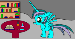 Size: 1206x634 | Tagged: safe, artist:killerbug2357, oc, oc only, oc:angelica, alicorn, pony, 1000 hours in ms paint, alicorn oc, ms paint, solo