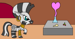 Size: 1209x638 | Tagged: safe, artist:killerbug2357, zecora, zebra, g4, 1000 hours in ms paint, female, ms paint, solo