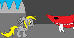 Size: 1024x530 | Tagged: safe, artist:killerbug2357, derpy hooves, pegasus, pony, g4, 1000 hours in ms paint, female, mare, ms paint