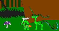 Size: 1024x538 | Tagged: safe, artist:killerbug2357, oc, oc only, oc:persephone, alicorn, jackalope, pony, 1000 hours in ms paint, alicorn oc, ms paint, why does op even try?