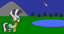 Size: 1024x541 | Tagged: safe, artist:killerbug2357, zecora, zebra, g4, 1000 hours in ms paint, female, ms paint, solo