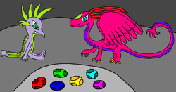 Size: 1024x536 | Tagged: safe, artist:killerbug2357, spike, dragon, g4, 1000 hours in ms paint, egg, ms paint