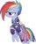 Size: 4062x5000 | Tagged: safe, artist:xebck, rainbow dash, g4, my little pony: friendship is magic, the cutie re-mark, absurd resolution, alternate timeline, apocalypse dash, crystal war timeline, female, scar, simple background, solo, torn ear, transparent background, vector