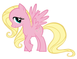 Size: 1017x786 | Tagged: safe, buttershy, fluttershy, g4, g4.5, female, palette swap, simple background, solo, transparent background, vector