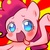 Size: 442x442 | Tagged: safe, artist:araraginatsuki, pinkie pie, g4, female, solo, tongue out