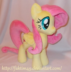 Size: 2344x2368 | Tagged: safe, artist:faktim49, fluttershy, g4, high res, irl, photo, plushie, solo