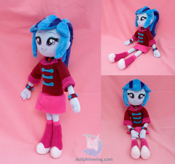 Size: 1024x960 | Tagged: safe, artist:dollphinwing, sonata dusk, equestria girls, g4, my little pony equestria girls: rainbow rocks, clothes, irl, photo, plushie, skirt, solo