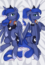 Size: 4200x6000 | Tagged: safe, artist:theparagon, princess luna, alicorn, pony, gamer luna, absurd resolution, adorasexy, body pillow, body pillow design, butt, cute, female, looking at you, moonbutt, plot, sexy, solo