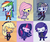 Size: 2400x2000 | Tagged: safe, artist:geraritydevillefort, applejack, fluttershy, rainbow dash, rarity, twilight sparkle, the count of monte rainbow, equestria girls, g4, chibi, danglajacks, danglars, edmond dantes, high res, mercedes, mondego, monsparkle, rainbow dantes, rarifort, shycedes, the count of monte cristo, villefort