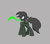 Size: 339x301 | Tagged: safe, artist:askhypnoswirl, oc, oc only, oc:maraco arco, bat pony, pony, frozen, glowing, glowing eyes, soul, stealing soul