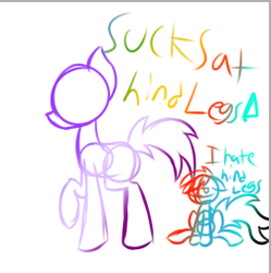 Size: 251x252 | Tagged: safe, artist:askhypnoswirl, practice, rainbow, sketch, text