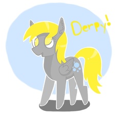 Size: 770x696 | Tagged: safe, artist:jellybeanbullet, derpy hooves, pegasus, pony, g4, female, mare, simple background, solo