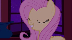 Size: 1280x720 | Tagged: safe, screencap, fluttershy, g4, female, hush now quiet now, solo, youtube link