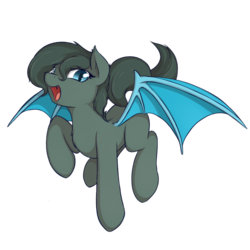 Size: 1000x1000 | Tagged: safe, artist:theparagon, oc, oc only, oc:seachell, bat pony, pony, solo