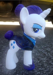 Size: 726x1022 | Tagged: safe, artist:alicornparty, rarity, g4, alternate timeline, customized toy, irl, night maid rarity, nightmare takeover timeline, photo, toy