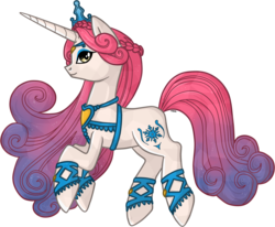 Size: 1352x1114 | Tagged: safe, artist:violentdreamsofmine, idw, princess amore, crystal pony, pony, g4, my little pony: fiendship is magic, spoiler:comic, female, solo