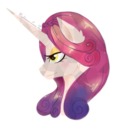 Size: 660x715 | Tagged: safe, artist:nightmarelunafan, idw, princess amore, crystal pony, pony, g4, my little pony: fiendship is magic, spoiler:comic, female, simple background, solo, transparent background