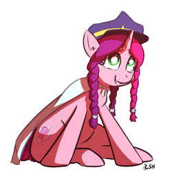 Size: 800x800 | Tagged: safe, artist:cheshiresdesires, oc, oc only, oc:marker pony, 4chan, hat, solo