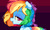 Size: 900x547 | Tagged: safe, artist:siukii, rainbow dash, g4, bedroom eyes, eyeshadow, female, looking at you, looking back, looking back at you, makeup, messy mane, pixel art, solo