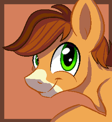Size: 285x312 | Tagged: safe, artist:swiftsketchpone, oc, oc only, oc:august, cute, face, looking at you, portrait, solo