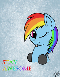 Size: 1024x1325 | Tagged: safe, artist:moonsolace, rainbow dash, g4, earmuffs, female, solo, winter