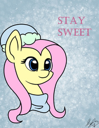 Size: 1024x1325 | Tagged: safe, artist:moonsolace, fluttershy, g4, clothes, female, scarf, solo, winter