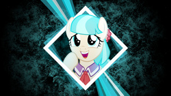 Size: 3840x2160 | Tagged: safe, artist:slb94, artist:spntax, coco pommel, g4, cute, happy, high res, vector, wallpaper